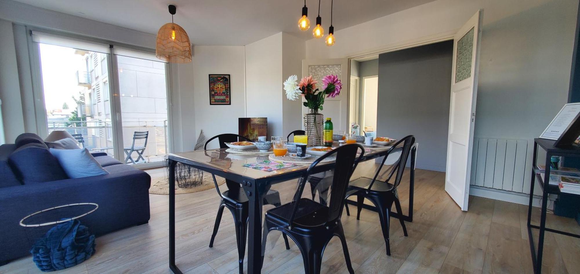 Le Clemenceau Appart-Calais Nord-Balcon-Plage Exterior photo